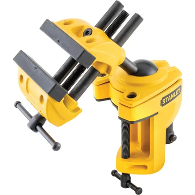Image of STANLEY 1 83 069 MAXSTEEL Multi Angle Vice, Yellow/Black