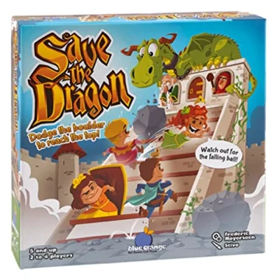 Image of Blue Orange Save the Dragon Family Game Ages 5+ 2 4 Players 10 Minutes Playing Time