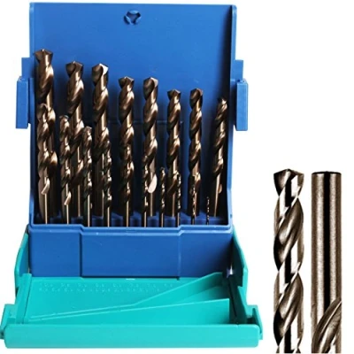 Image of 19Pc Professional Heller Hss Co Cobalt Metal Drill Bit Set (1mm 10mm)