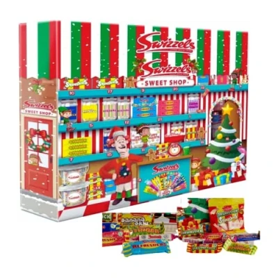 Image of Her Flavour Swizzels Sweets Gifts Advent Calendar 2022 Christmas for Kids Countdown To Sweet Calendars Unisex Boys Girls Gluten Free 220g, 1.0 count