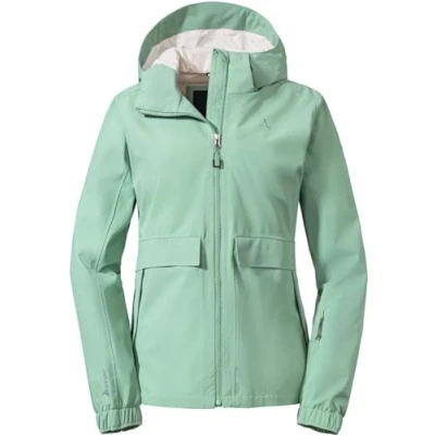 Image of Schöffel Women&#039;s Jacket Lausanne L Rain, Laurel Wreath, 36 (EU)