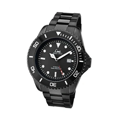 Image of Limit Men&#039;s Quartz Watch with Black Dial Analogue Display and Bracelet 5517.01