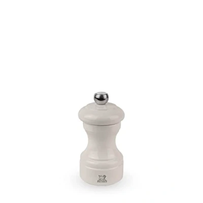 Image of PEUGEOT Bistro 10 cm Salt Mill Classic Grind System Made with PEFC Certified Wood Lifetime Guaranteed Mechanism in France Bistrorama Ivory Colour