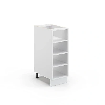 Image of Vicco Kitchen shelf Fame Line, White/White, 30 cm without worktop