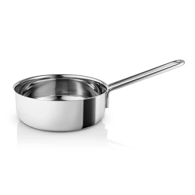 Image of Eva Trio Stainless Steel Sauté Pan 20 cm Ideal for Quick Frying and Sautéing Thanks to the Deep Sides, Saute is also suitable preparing sauces stews, Polished