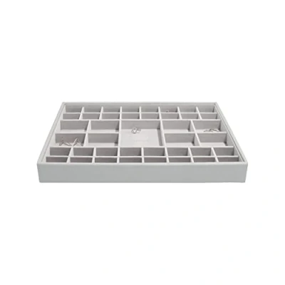 Image of Stackers Pebble Grey Supersize Jewellery Box Trinket Layer