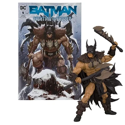 Image of McFarlane Toys, DC Direct Page Punchers Batman 8in Action Figure, Collectible Comic Posed Statue with Book Ages 12+