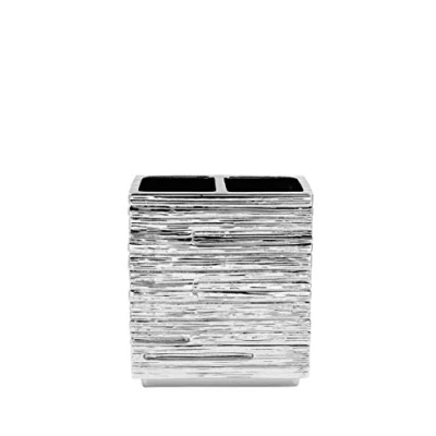 Image of RIDDER Toothbrush Holder, Polyresin, Silver, approx. 10 x 6,5 11,1 cm