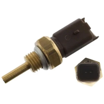 Image of 9S5112A648AA Coolant Temperature Sensor FEBI BILSTEIN 106570 brown FIAT: Panda II Hatchback, 500 500X, JEEP: Renegade Off Road