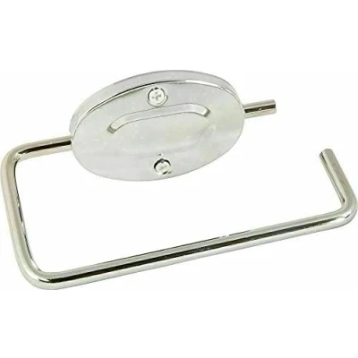 Image of Chrome Wall Mount Bathroom Toilet Roll Paper Holder Rack Included Screw Fitting