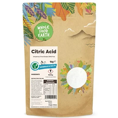 Image of Wholefood Earth Citric Acid 1kg Anhydrous Food Grade