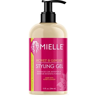 Image of Mielle Organics Honey and Ginger Styling Gel 13oz, White, 384 ml (Pack of 1)
