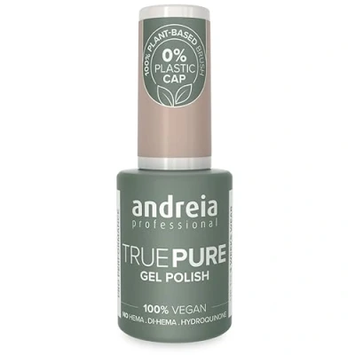 Image of Andreia Professional Hema Free Gel Polish TRUE PURE 21 and 100% Vegan for Sensitive Nails Semi Permanent UV LED Soak Off Nail Varnish Colour T28 Taupe 10.5ml