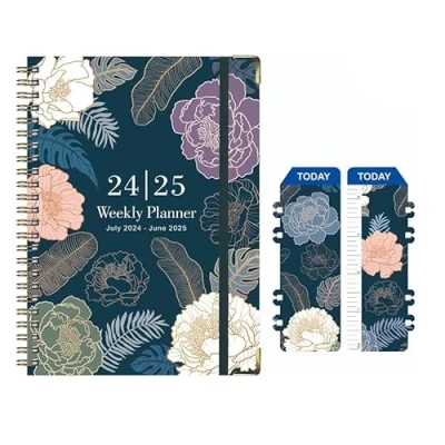 Image of Academic Diary 2024 2025 A5 Week to View Spiral bound Teacher Planner UK (C)