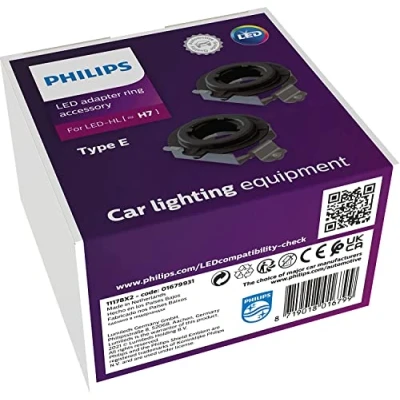 Image of Philips adapter rings type E for LED headlight bulbs (H7)