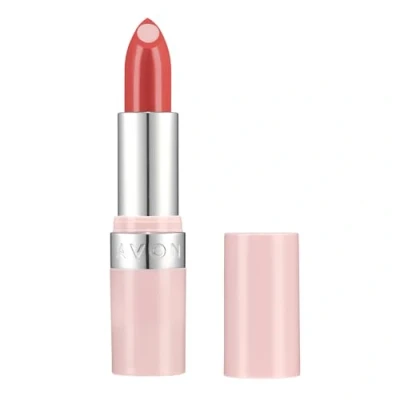 Image of Avon Hydramatic Shine Lipstick 3.6g Hydrating Intense Colour SPF 20 Plumper and Smoother Looking Lips Cruelty Free Hydra Coral