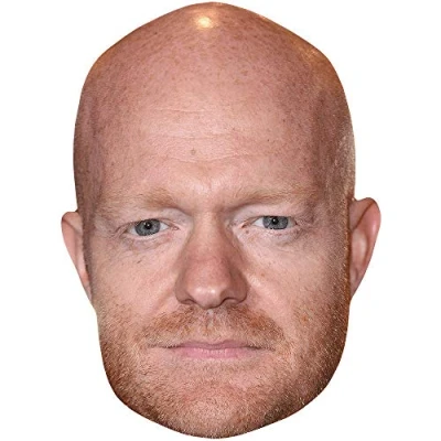 Image of Jake Wood (Smile) Celebrity Mask, Flat Card Face, Fancy Dress Mask