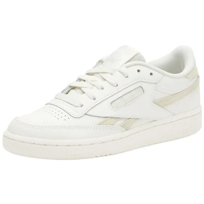 Image of Reebok Women&#039;s Club C Revenge Sneaker, Chalk/ALABAS/Goldmt, 5.5 UK