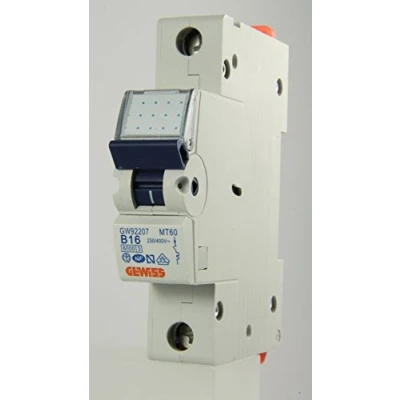 Image of GEWISS B 16 Amp MCB BSEN 60898 GW92207