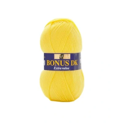 Image of Hayfield Bonus DK Double Knitting, Bright Lemon (819), 100g by Sirdar