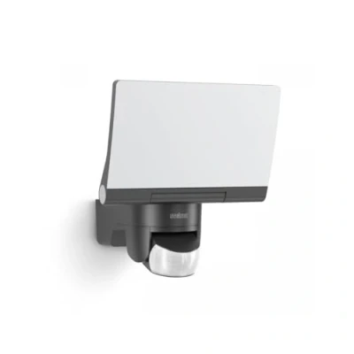 Image of Steinel LED Spotlight XLED Home 2 S Graphite, Adjustable Floodlight, Exterior Light, 13.7 W, 180 Motion Sensor for Garden, Patio Garage or Warehouse