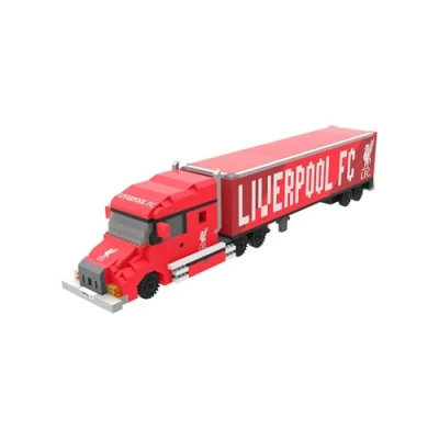 Image of FOCO Officially Licensed 3D BRXLZ Lorry Construction Toy Model (Liverpool FC)