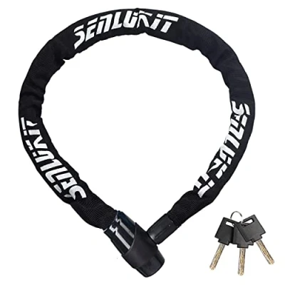 Image of SenluKit Bicycle Lock Security Level Very High 5, with Key, Anti Theft