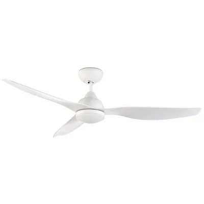 Image of Nepal 3 Blade 132cm Ceiling Fan with LED Light Bright White