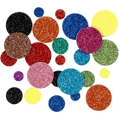 Image of EVA Foam Circles, D: 12+20+32 mm, 150asstd