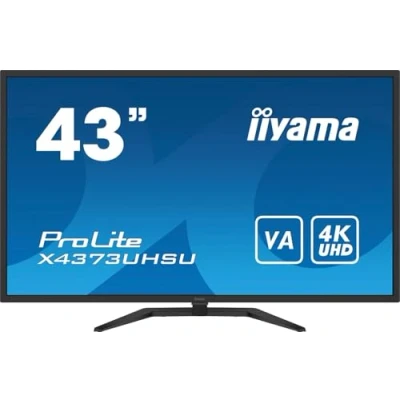 Image of iiyama X4071UHSU B1 40&quot; Black UltraHD 4K LED Monitor 3840 x 2160 2 6W Speakers VGA / 2x HDMI DisplayPort 3x USB