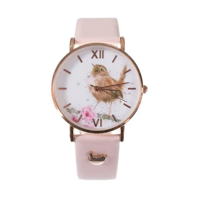 Image of Wrendale Designs &#039;Little Tweets&#039; Wren Vegan Leather Watch