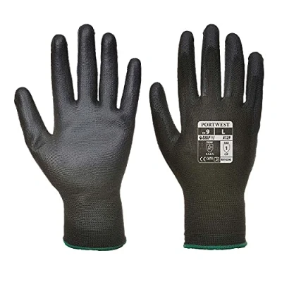 Image of ABUS A129BKRXL X Large PU Palm Gloves Black (12 Pack)