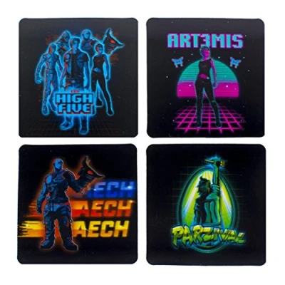 Image of Ready Player One 3D Coasters, Papercard, Multi Colour, 1 x 10 cm