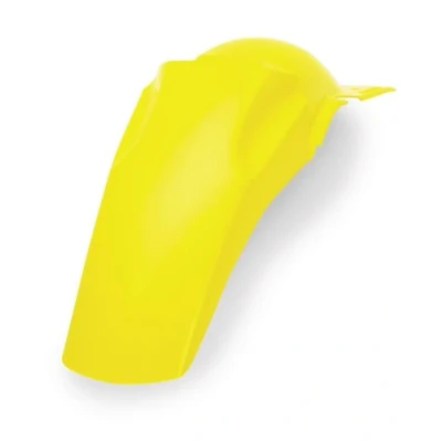 Image of Polisport Suzuki Rear Fender RMZ 250 2004 2006 Kawasaki KXF 04 2005, Yellow Motocross4u