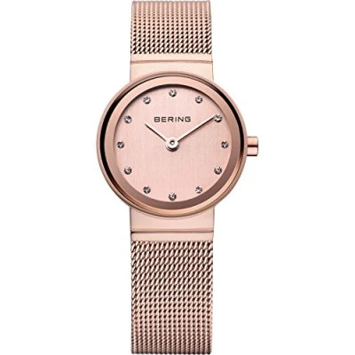 Image of BERING Women Analog Quartz Classic Collection Watch with stainless steel Strap and Sapphire Crystal 10122 366