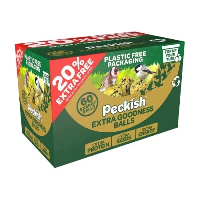 Image of Peckish Extra Goodness Energy Ball 50 + 20% XF Box