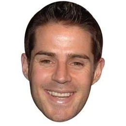 Image of FoxyPrinting Jamie Redknapp Celebrity Cardboard Party Face Mask Fancy Dress