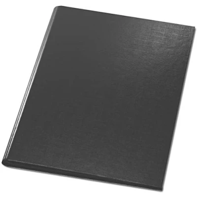 Image of Original Falken premium clipboard folder. Made in Germany. with sturdy cardboard core and plastic cover outside inside for DIN A4 pocket front pen holder black.