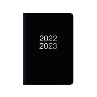 Image of Letts of London A5 Dazzle Week to View 22.23 Academic Diary Black (23 031115)