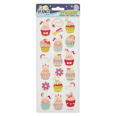 Image of Craft Planet Scrapbooking Stickers, Multi Colour, N Applicable