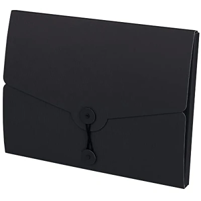 Image of S.O.H.O. 1529452702 A4 Folder with Elastic Closure Black