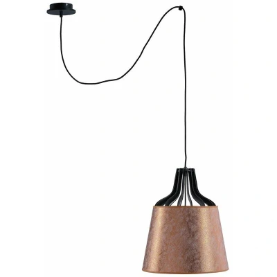 Image of Ivo Dome Pendant Ceiling Light Copper, 38cm, 1x E27, 200cm Wire