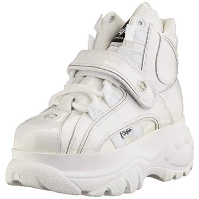 Image of Buffalo London Women’s Low Top Sneakers,White,6 UK