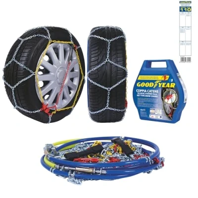 Image of Goodyear 77912 &quot;G9&quot;, 9 mm car passenger snow chains, TUV and ONORM approved, Size 110