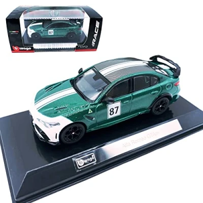 Image of HTLNUZD Bburago 1:43 Alfa Alloy Luxury Vehicle Diecast for Romeo GTAm #87 1/43 Sports Car Collectible Toy Model