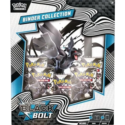 Image of Pokémon TCG: Scarlet &amp; Violet—Black Bolt Binder Collection (Zekrom 5 Booster Packs)