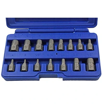 Image of US PRO 15PC Heavy Duty Screw and Stud Extractor Set Removes Broken Studs &amp; Screws 2637