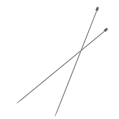 Image of Vogueing Tool Single Pointed Knitting Needles 2Pcs/Set 35CM Long Sets Aluminium Classic Pins for Handmade Weave DIY Tools(2.5MM)