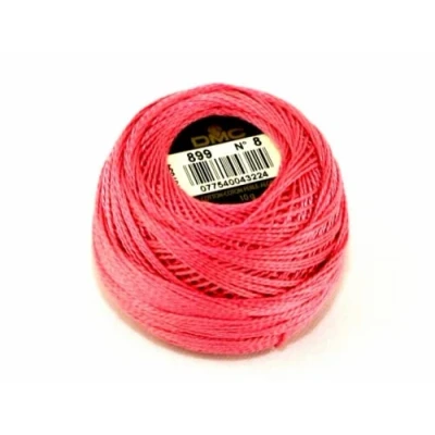 Image of DMC Cotton Perle Thread Size 8 899 per 10 Gram Ball