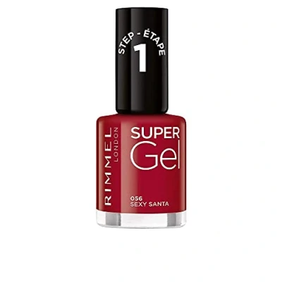 Image of Rimmel London Super Gel Nail Polish At Home Manicure, Sexy Santa, Red Shades 12ml